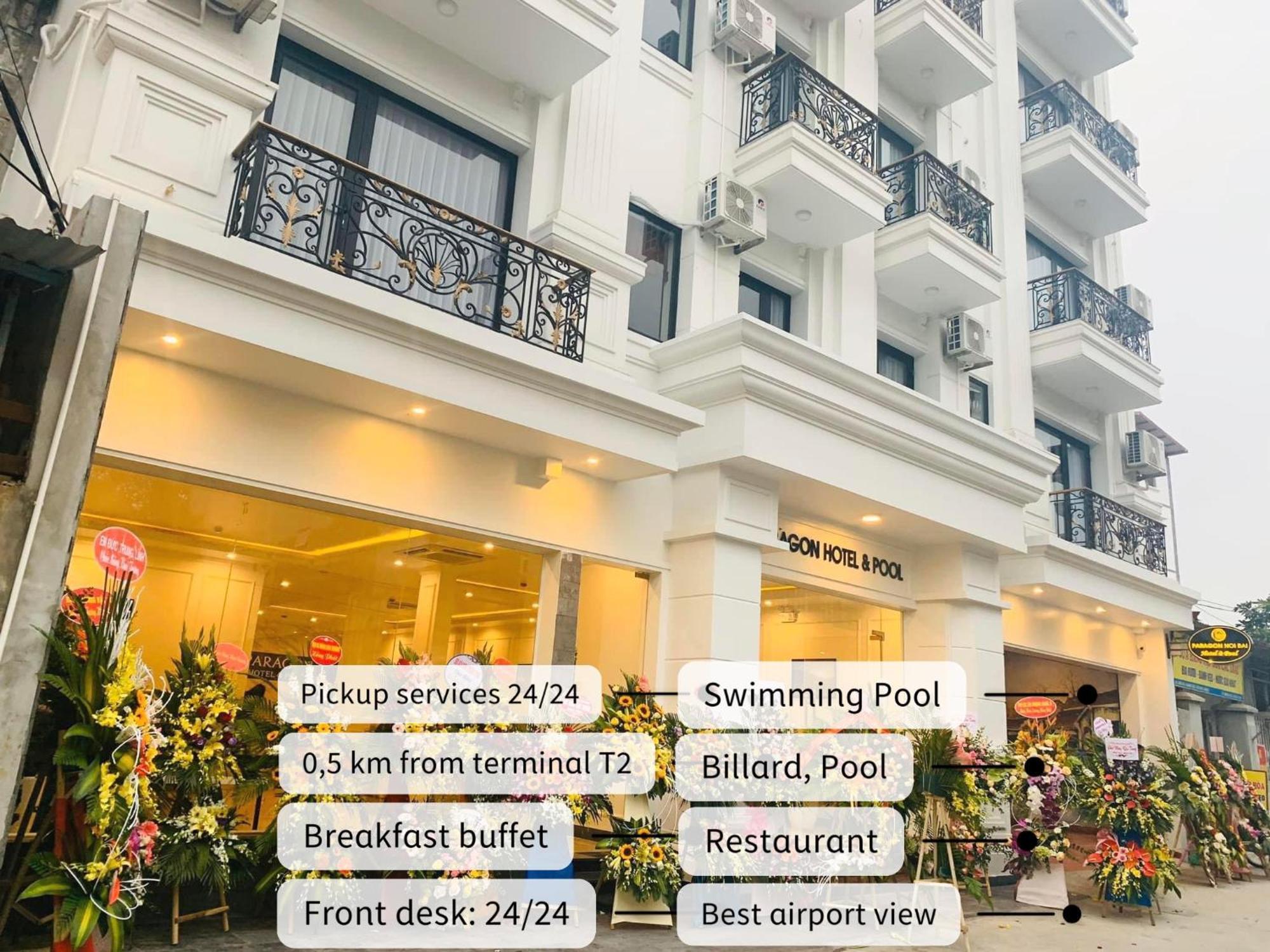 Paragon Noi Bai Hotel & Pool Hanoi Kültér fotó
